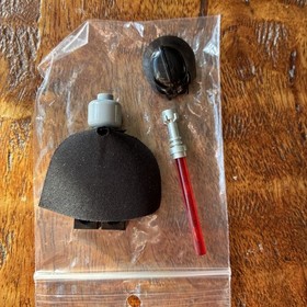LEGO Star Wars Minifigure Darth Vader LBG Head 7262 10131 Free Shipping Sw0004a