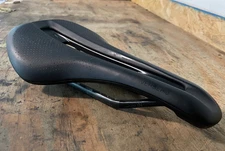 Bontrager Verse Pro Cycling Saddle 145mm 7x9mm Carbon Rails Black