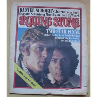 ROBERT REDFORD/DUSTIN HOFFMAN ROLLING STONE NO.210 MAGAZINE APR 8 1976 ROBERT RE