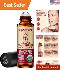 Organic Castor Oil and Frankincense Roll on   100 Pure Hexane Free Castor Oil