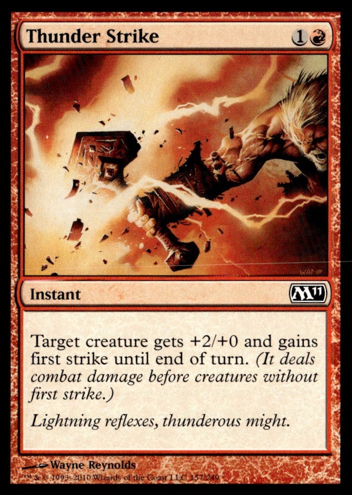 2010 Magic 2011 Thunder Strike Core/Common #157
