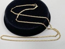 3.38 Grams 14K Yellow Gold 18” Chain Necklace Estate Wear NOT Scrap Italy #2