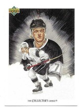 TOMAS SANDSTROM 1991-92 UPPER DECK TC CARD NEAR MINT CONDITION