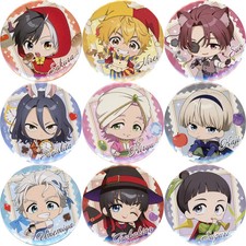 Badge Pins - Full Set of 9 Types - Can Badge - "Kujibikido TV Anime WIND