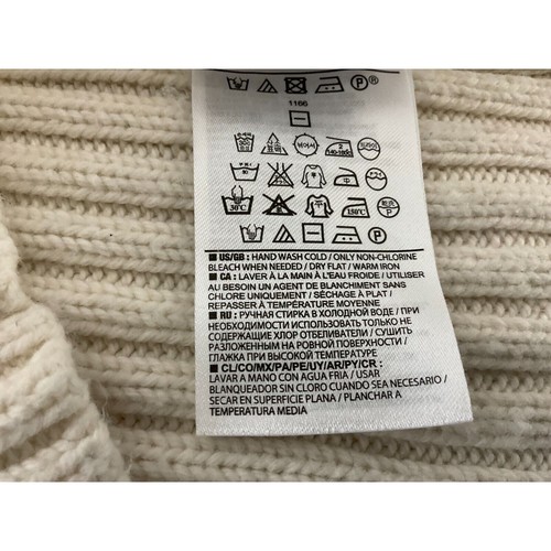 Gap Girl's Ivory Cable Knit Sweater Size Small Long Sleeve Cotton Blend - Picture 8 of 10