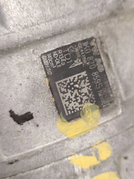 2009-2015 AUDI TT AC Compressor Engine ID Ceta 1K0820808A 09-15 Foto 2 de 4