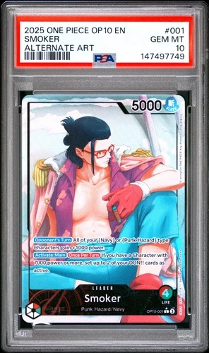 2025 One Piece OP10-Royal Blood Smoker Alternate Art 001