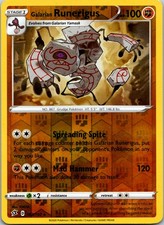 Galarian Runerigus Reverse Holo Rare SWSH02: Rebel Clash 102/192 NM