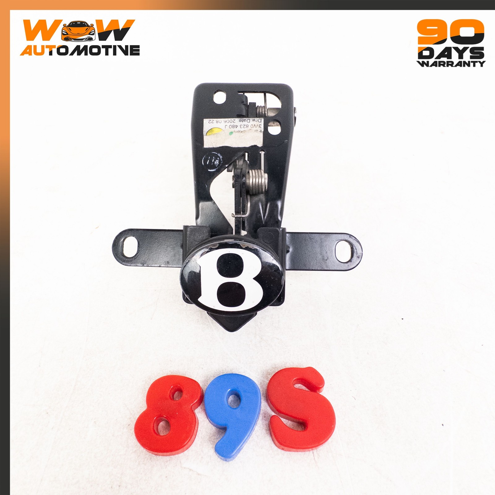 07-11 BENTLEY CONTINENTAL GTC FLYING SPUR HOOD SAFETY CATCH LOCK LATCH OEM