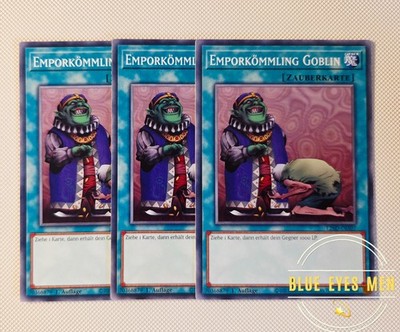 Yugioh! 3x Emporkömmling Goblin Commons NM DE NEU Blitzversand!