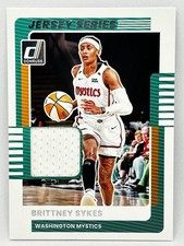 Brittney Sykes MEM 2025 Donruss WNBA Jersey Series #15 Washington Mystics
