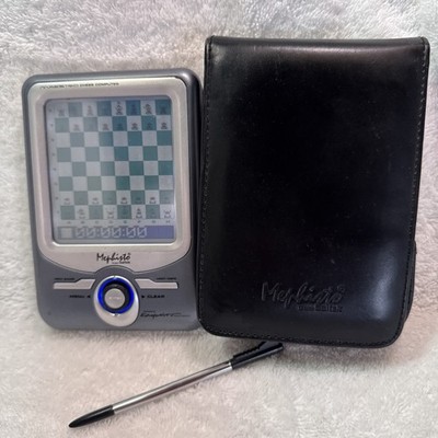 Tested Working Mephisto Saitek Maestro Pocket Chess Computer w/ Case & Stylus F7