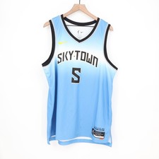 Nike Chicago Sky Angel Reese Rebel Edition Jersey Blue Skytown Womens XL