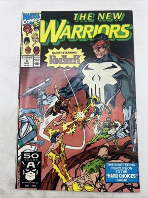 The New Warriors #9 Newsstand Variant (Marvel Comics March 1991)