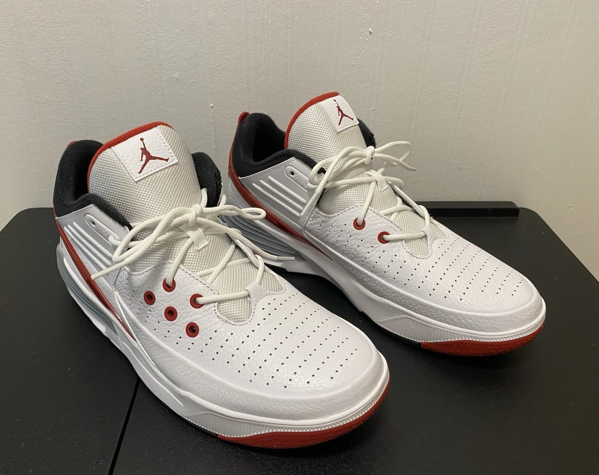 Jordan Max Aura 5 White Varsity Red for Sale | Authenticity