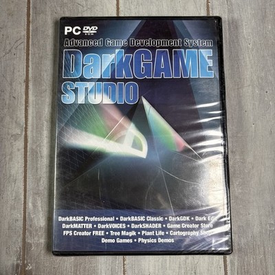 Dark GAME Studio PC-DVD ROM Advanced Game Developement System New Sealed