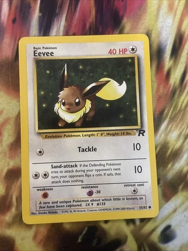 Eevee 55/82- Team Rocket- Regular Common- MP
