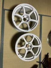 JDM Yokohama Advan Racing RG2 18-inch 10j +15 5h 2-Book Set YOKOHAMA A No Tires