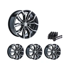Set of 4 18" Black Alloy Wheel Rims 5x114.3 fits Buick Rendezvous, RTX5O 5Lug