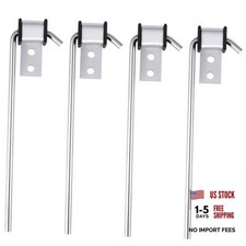 Universal Stainless Steel Exhaust Hanger Heavy-duty Exhaust Hanger Rod 4 Pack