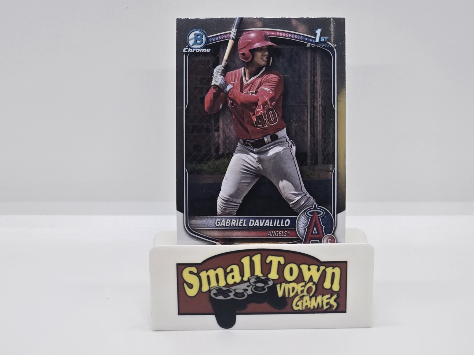 2025 Bowman Chrome 1st Prospect Gabriel Davalillo Angels