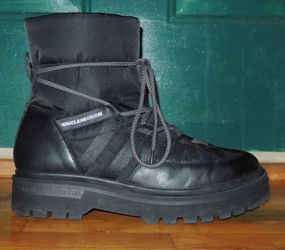 Versace Jeans Couture Black Syrius boots Men display picture 1