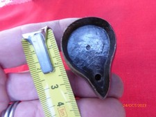 emporte piece outil ancien fleuriste modiste fer à gaufrer fleur feuille V79