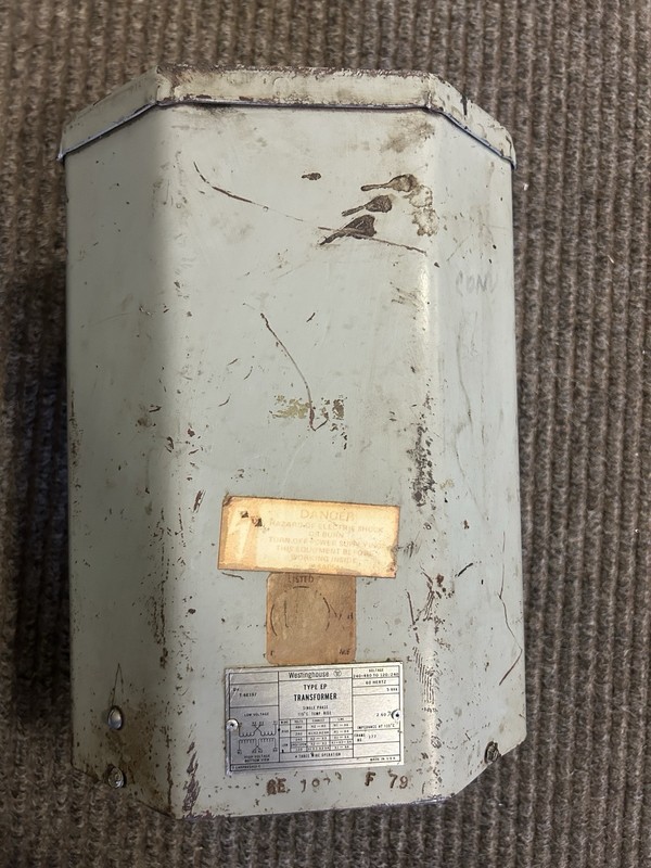 Westinghouse T-6E197 Dry Type Transformer