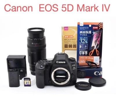 Canon EOS 5D Mark IV Digital SLR Camera with EF 100-300mm Lens Bundle
