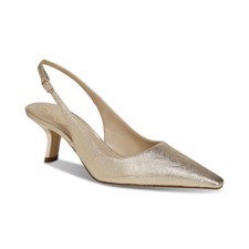 Women's Sam Edelman Bianka Slingback Pumps Gold Leaf Leather