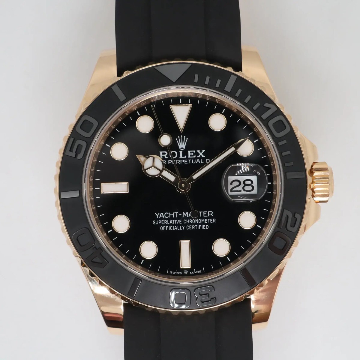 2020's Mint Rolex 226658 Yacht-Master 42mm 18K Yellow Gold Rubber