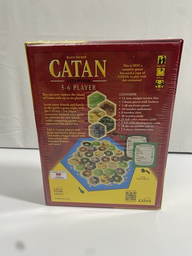 NEW Settlers of Catan Extension Expansion (5-6 Player) SEALED Klaus Teuber - Picture 4 of 6