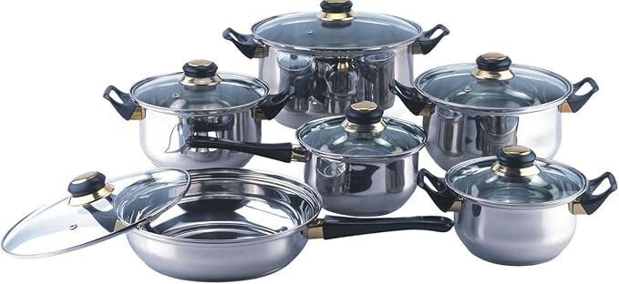 Blackstar 12-piece Stainless Steel Cookware Set