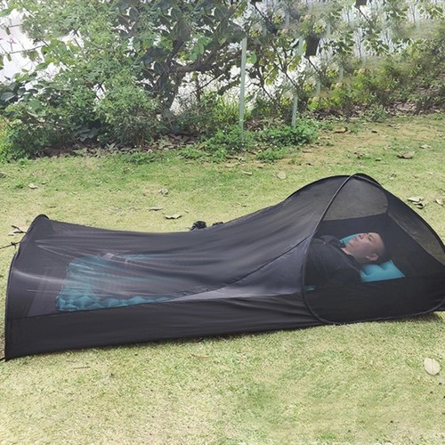 Pop Up Travel Personal 1 Man One Person Portable Mosquito Net Bug Mesh Tent Pod - Picture 5 of 6