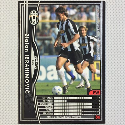 Panini WCCF 2004-05 Rookie Card Zlatan Ibrahimovic Juventus 143 Sweden Japan
