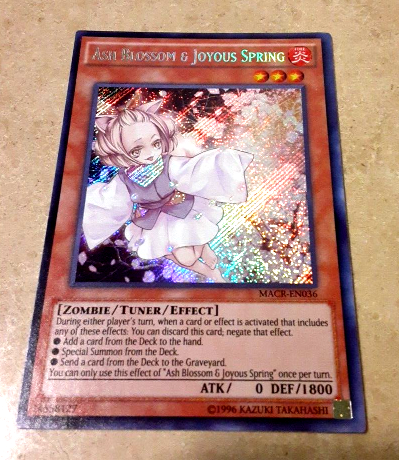cherry blossom yugioh card YU-GI-OH! - CXyz Battleship (NUMH-EN044) - Number Hunters - Unlimited Edition You can only use this effect of CXyz Battleship Cherry Blossom once per turn. Ash Blossom of the Festive