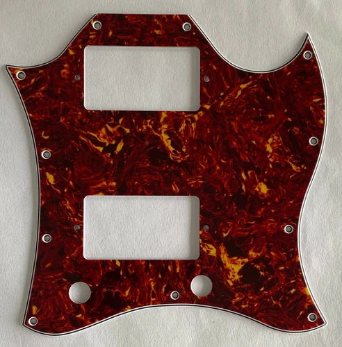 For Gibson SG Standard Full Face Guitar Pickguard Scratch Plate,Red Tortoise