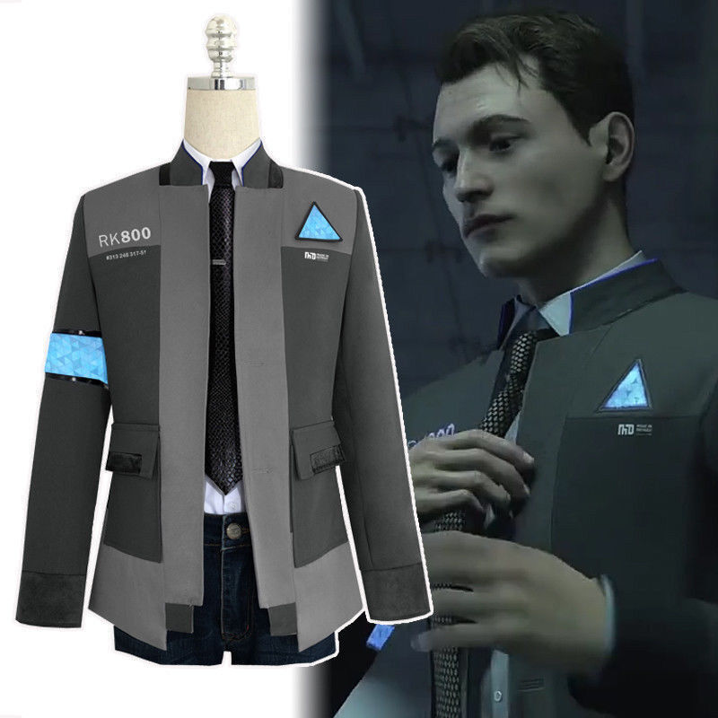 Detroit Become Human Connor Jacket Cosplay Costume for Sale