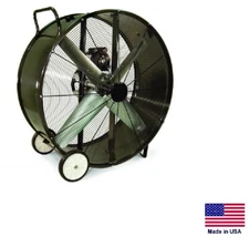 DRUM FAN Industrial - Portable - 60" - 1.5 Hp - 115/230V - 1 Phase - 30,100 CFM