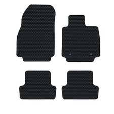 Renault Clio 2005-2019 Genuine Luxury Tailored Rubber Car Floor Mats Black Set