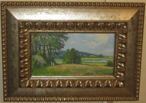 Original BRUCE BACKMAN TURNER 'Essex Greenbelt' CAPE ANN Oil Painting - Listed
