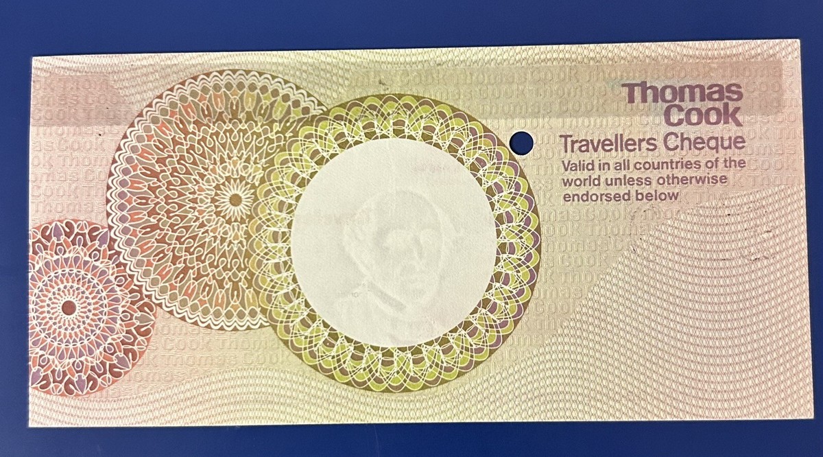 【レア本！希少】ThomasCook Continental Tible Rare THOMAS COOK ETATS TRAVELLERS CHEQUE SPECIMEN £100 Sterling | eBay