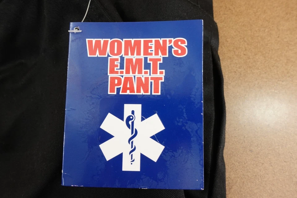 Pantalones Rothco Mujer Talla 22 Negros Pierna Recta Carga EMT 5623 NUEVOS CON ETIQUETAS Foto 3 de 4