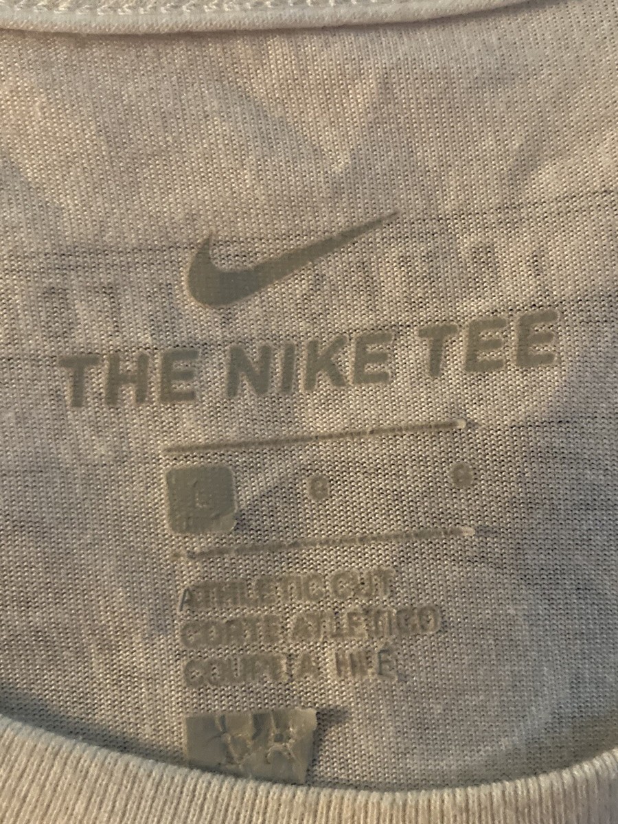 Nike Mens Large L White  Block Party King James Lebron t shirt Bloc-King j273 View 3