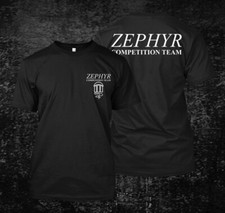SKATEBOARD ZEPHYR COMPETITION TEAM - Custom Men's front and back T-Shirt Tee