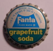 Vintage Fanta "Grapefruit"..cork..unused..Soda Bottle Cap