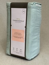 THRESHOLD Ultra Soft Twin Fitted Sheet Elasti...