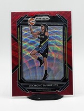 2023 Panini Prizm WNBA Diamond DeShields Ruby Wave Prizm SP #119 Dallas Wings