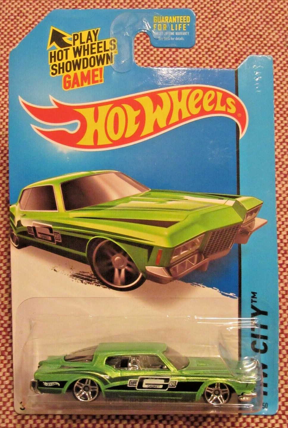 HOT WHEELS 2015 HW CITY / HW PERFORMANCE 1971 BUICK RIVIERA #15 PEARL GREEN
