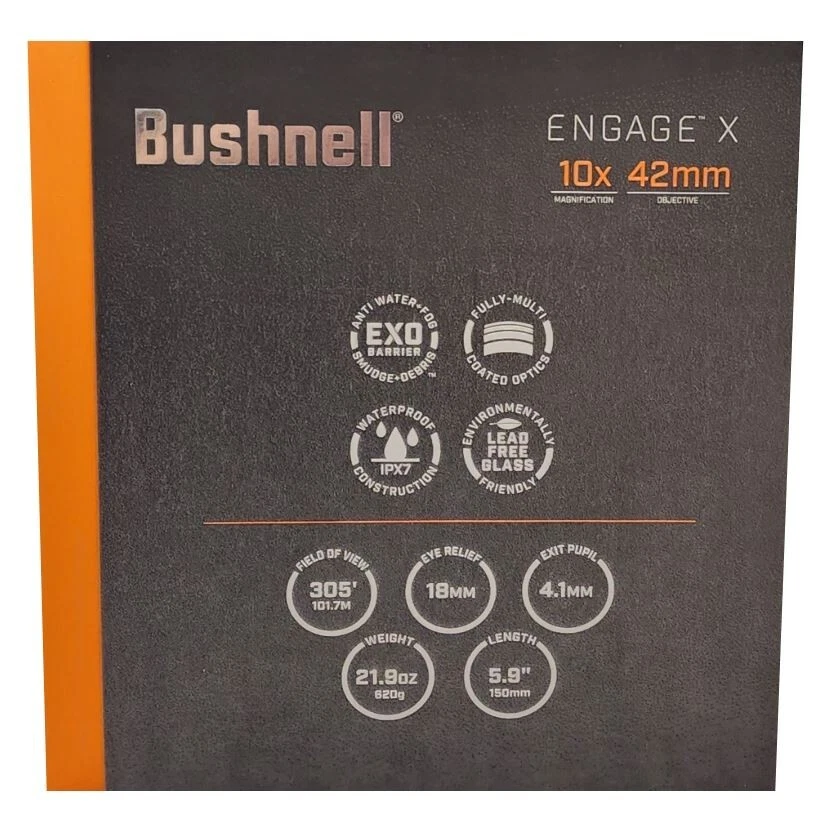 *1-Pack* Engage X Binoculars 10x 42mm Objective Lens Diameter BENX1042 - Image 3 of 4